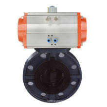 Pneumatic Plastic Butterfly Valve for Water Treatment System